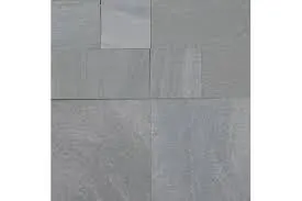 Square saw cut slate tiles